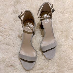 ▫️Vince Camuto Ankle Strap Sandal with Fun Heel Design